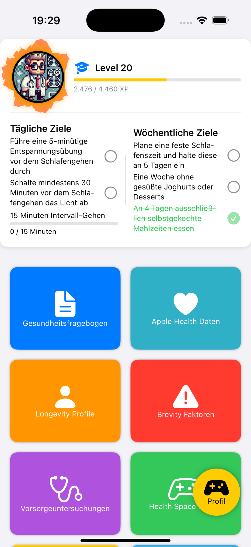 Tägliche Quests absolvieren